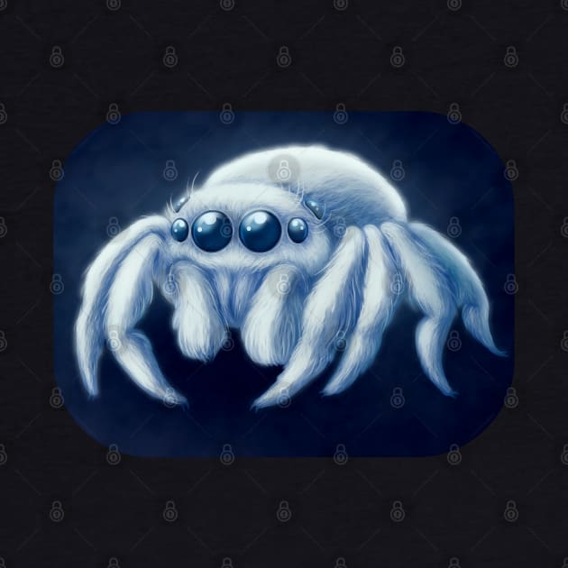 Snowball Jumping Spider by DoomedDreamer